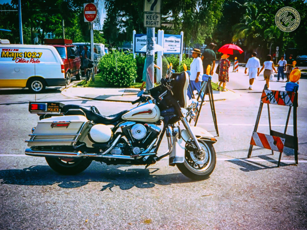 Ft. Lauderdale Police Harley Davidson, Florida, USA